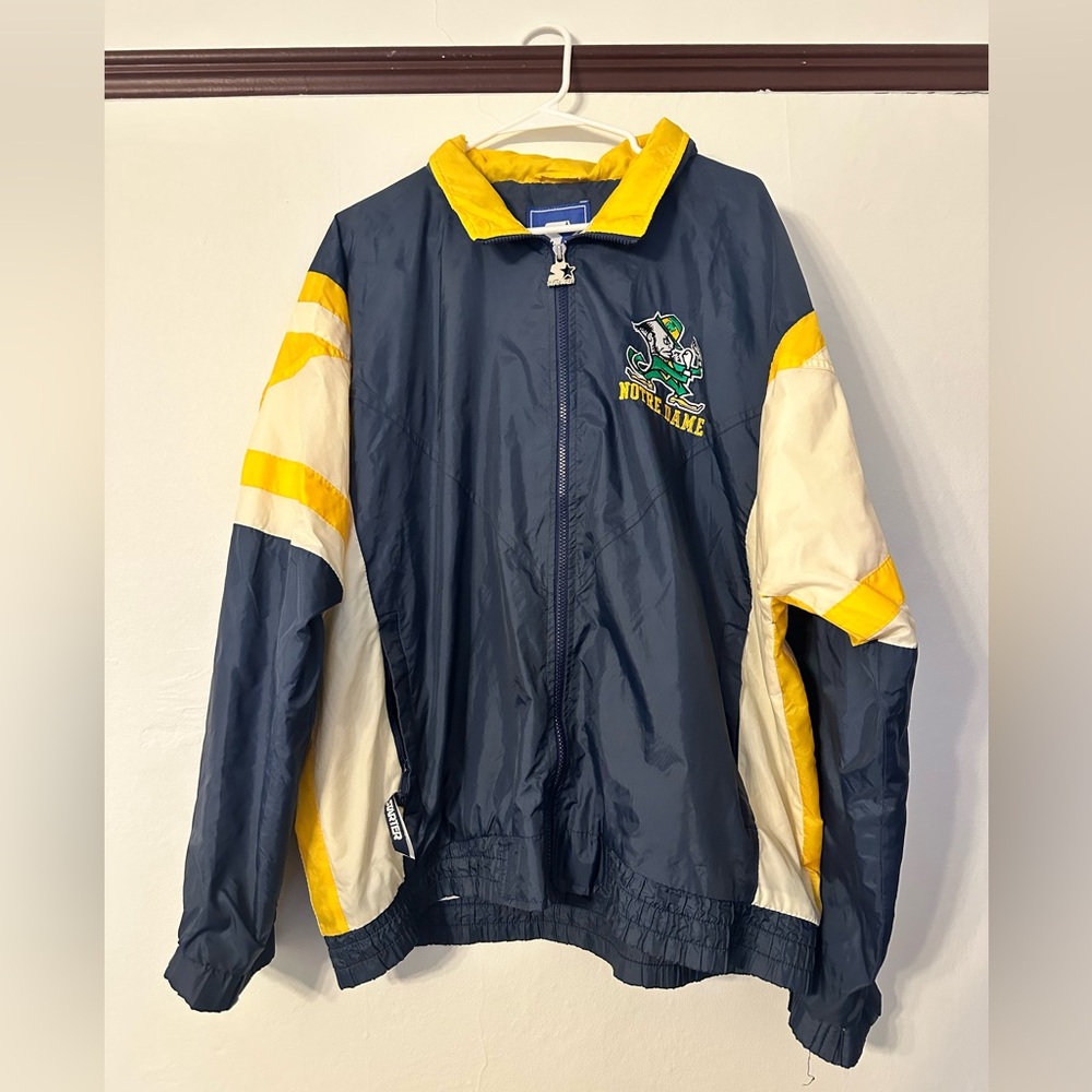 Notre Dame Starter Windbreaker Jacket